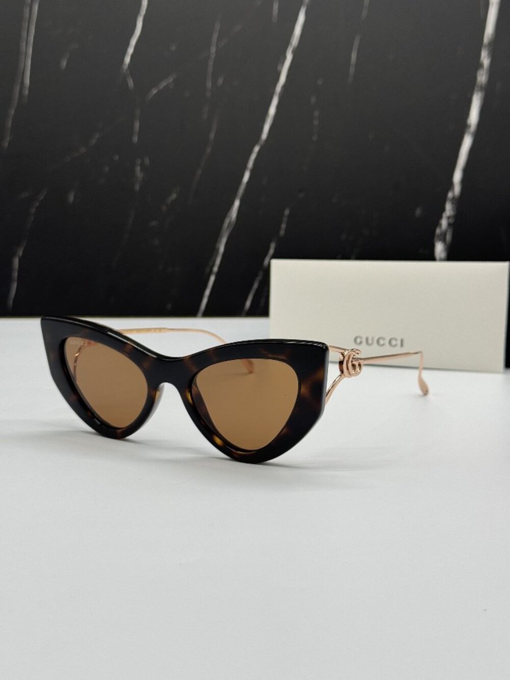 NEW GUCCI GG1565S 002 HAVANA/GOLD WOMEN SUNGLASSES